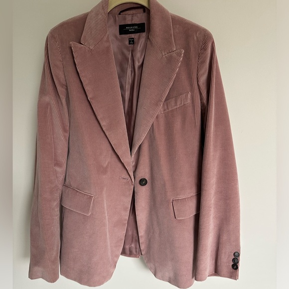 Like new Max Mara Weekend pink corduroy blazer size 12 - Picture 6 of 6